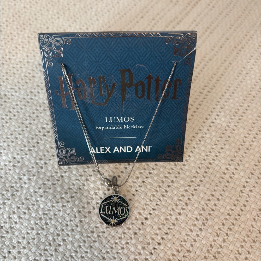 Alex and Ani Silver Lumos Charm Necklace